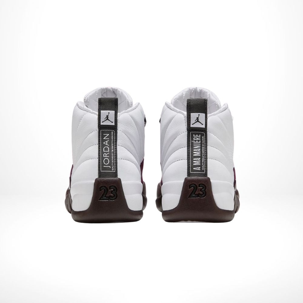 A Ma Maniére x Air Jordan 12 Retro White Burgundy Crush — product image