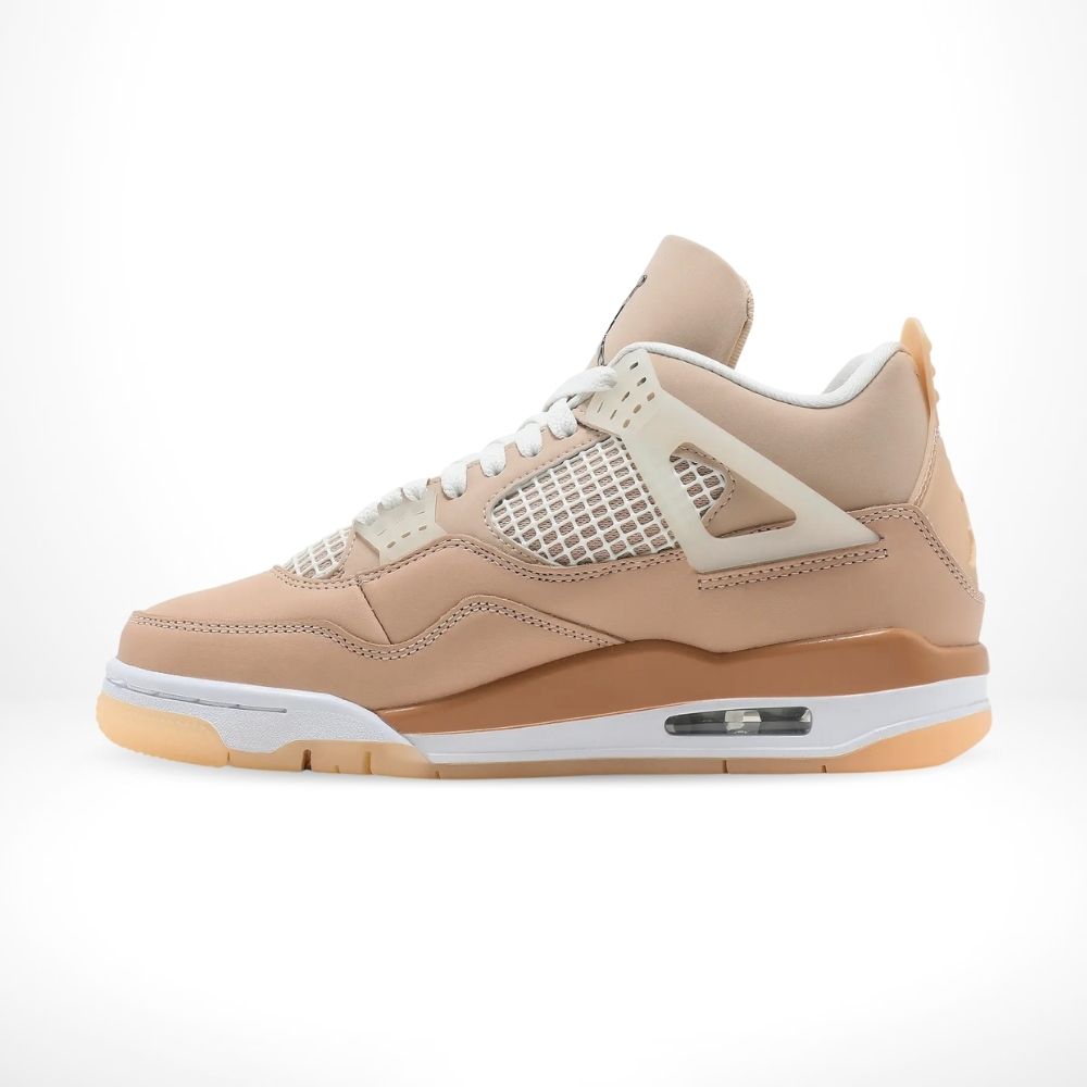 Shimmer Metallic Silver Orange — Air Jordan 4 Retro — product image
