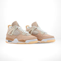 Shimmer Metallic Silver Orange — Air Jordan 4 Retro — product image