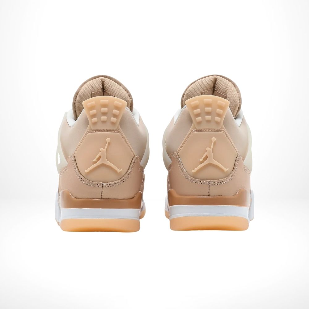 Shimmer Metallic Silver Orange — Air Jordan 4 Retro — product image