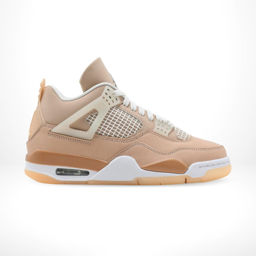 Shimmer Metallic Silver Orange — Air Jordan 4 Retro — product image
