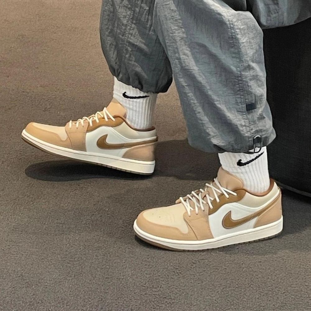Hemp Light British Tan SE — Air Jordan 1 Low — product image