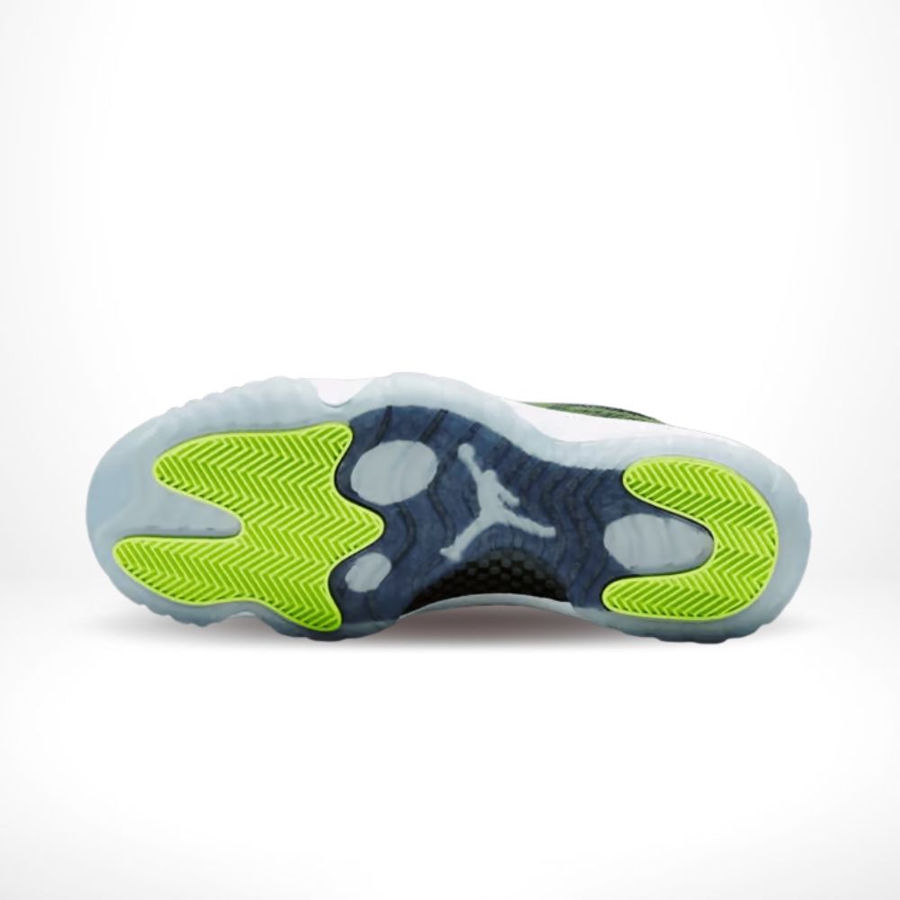 Green Snakeskin — Air Jordan 11 Retro Low — product image