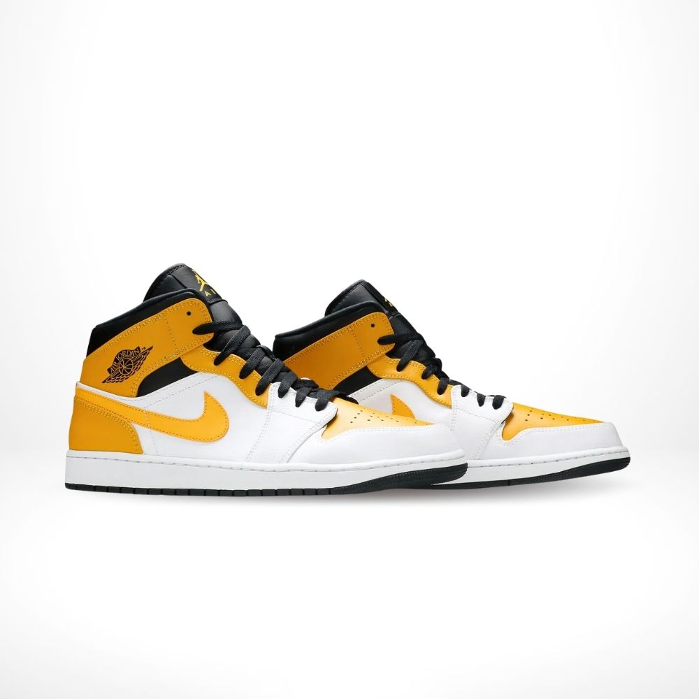 University Gold White Black — Air Jordan 1 Mid — product image