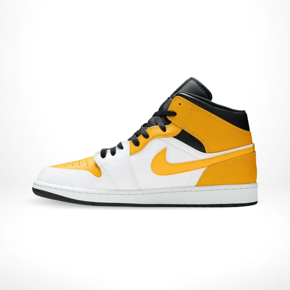 University Gold White Black — Air Jordan 1 Mid — product image