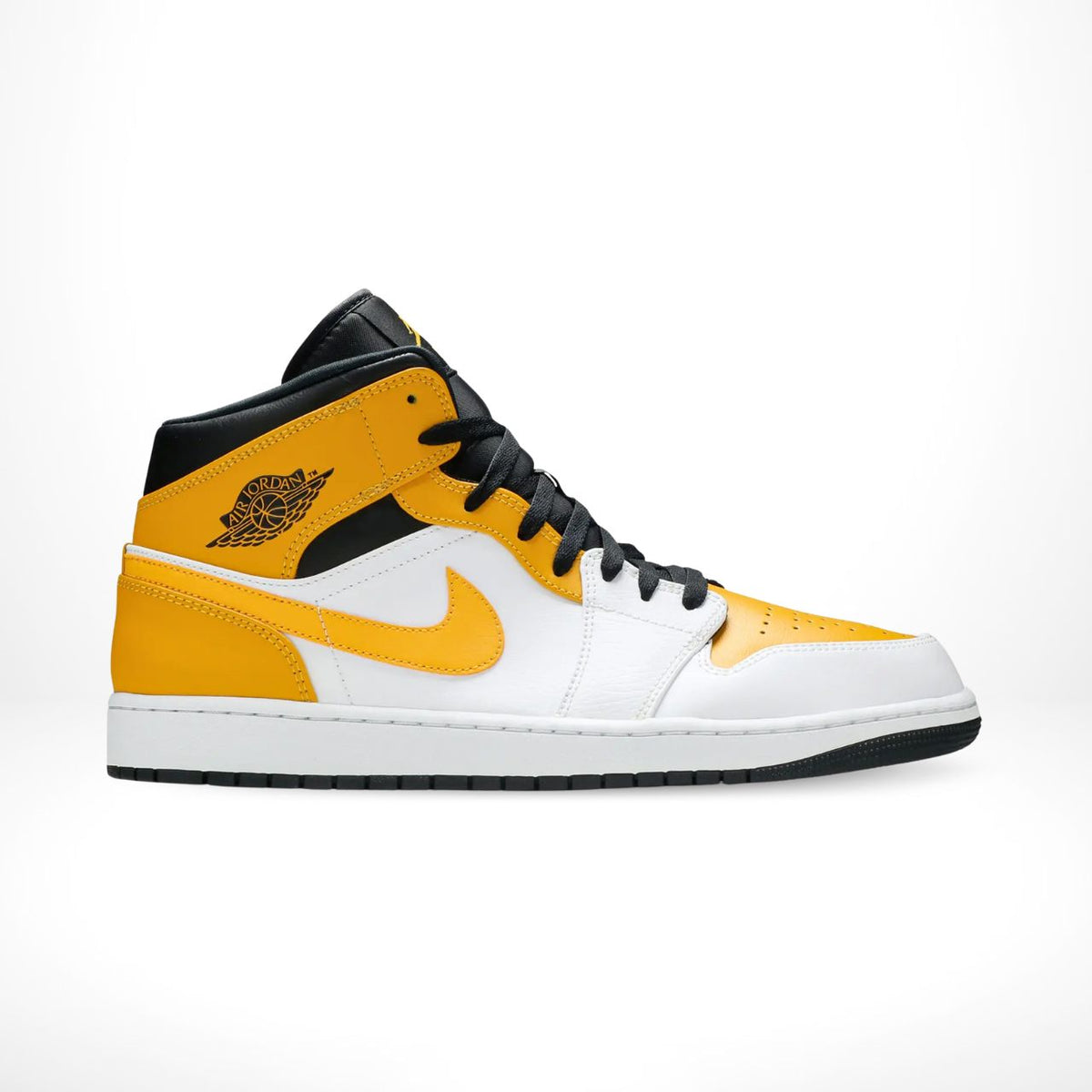 University Gold White Black — Air Jordan 1 Mid — product image