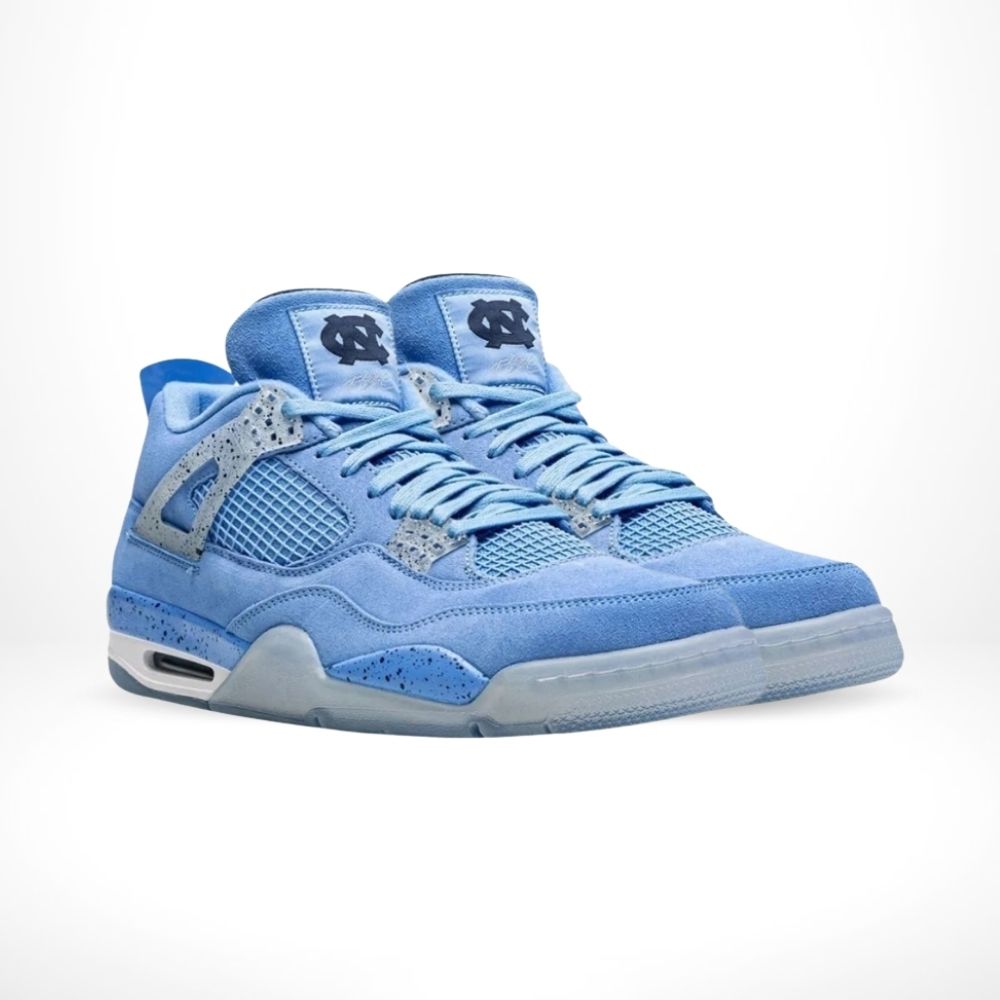 UNC University Blue PE — Air Jordan 4 Retro Low — product image