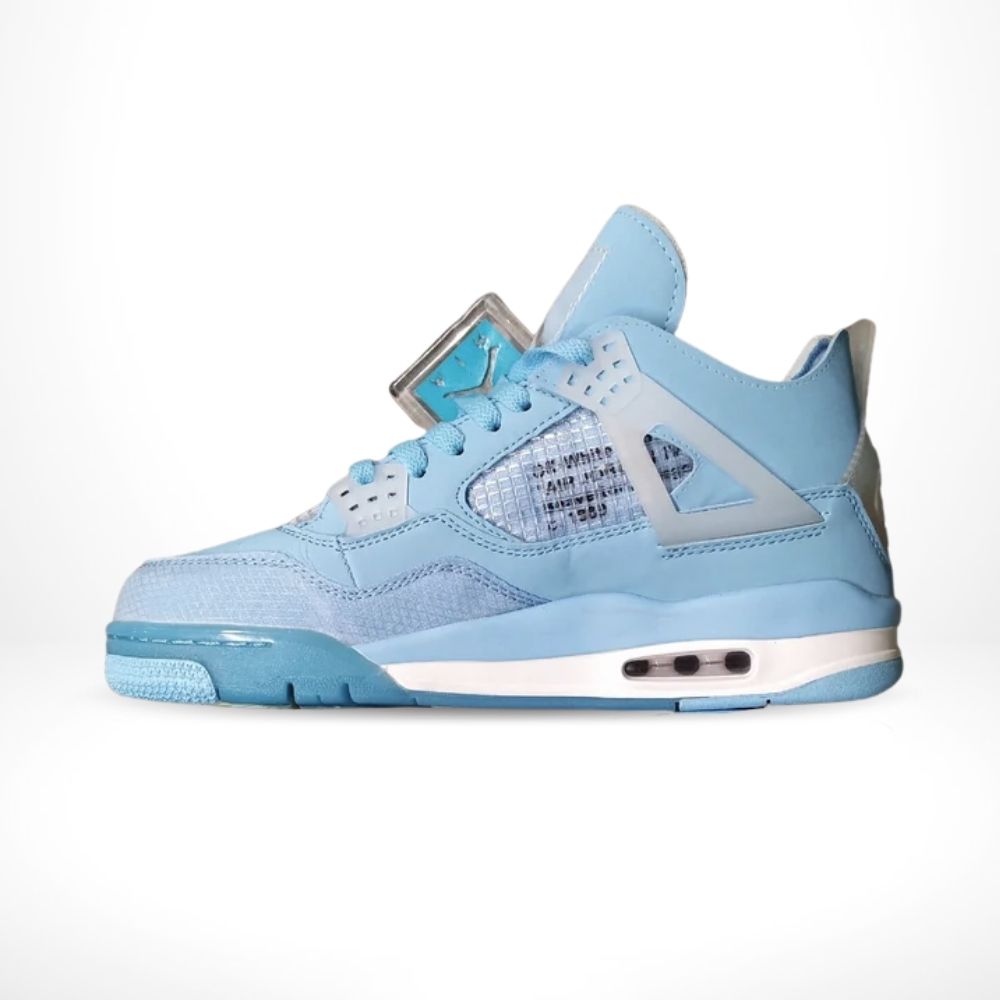 Air Jordan 4 with Off White Ice Blue — product image