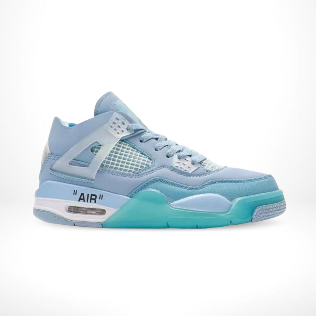 Air Jordan 4 with Off White Ice Blue — product image