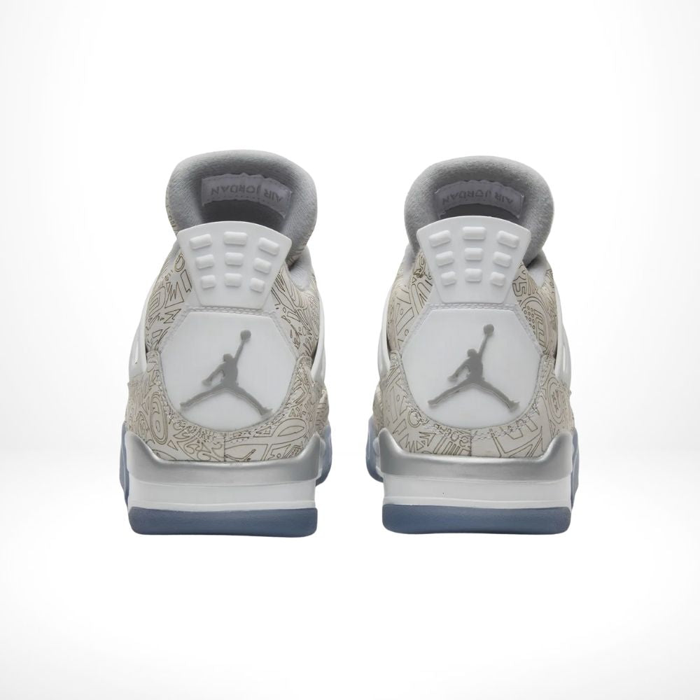 30th Anniversary Laser White Metallic Silver — Air Jordan 4 Retro — product image