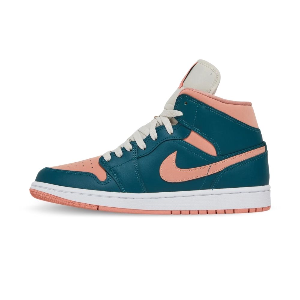 Dark Teal Green Pink — Air Jordan 1 Mid — product image