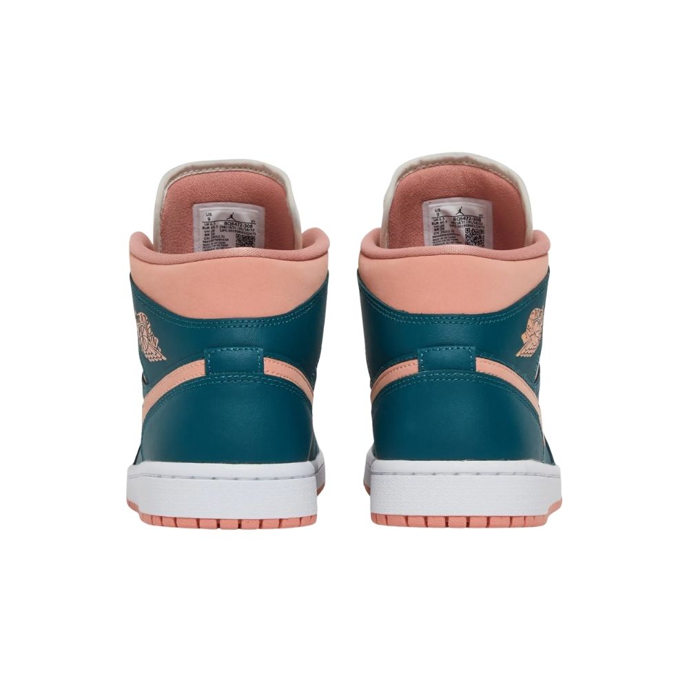 Dark Teal Green Pink — Air Jordan 1 Mid — product image