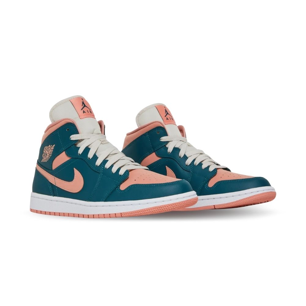 Dark Teal Green Pink — Air Jordan 1 Mid — product image