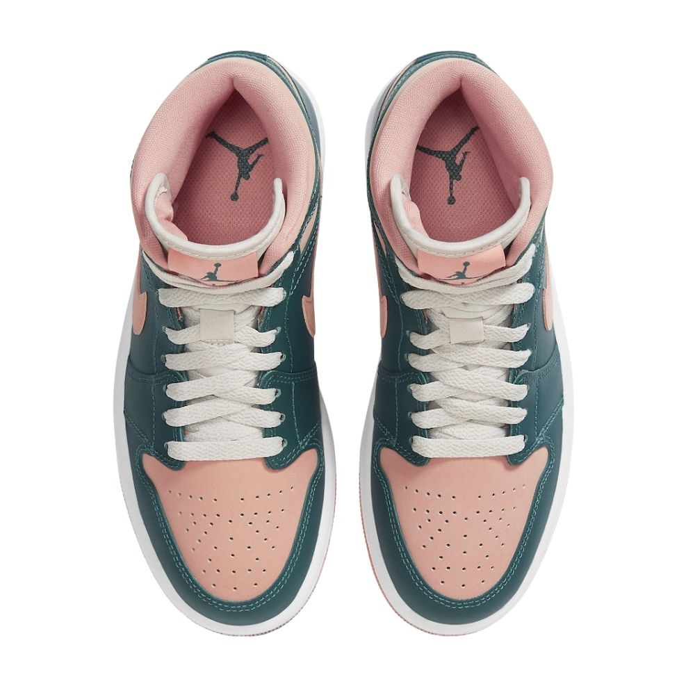 Dark Teal Green Pink — Air Jordan 1 Mid — product image