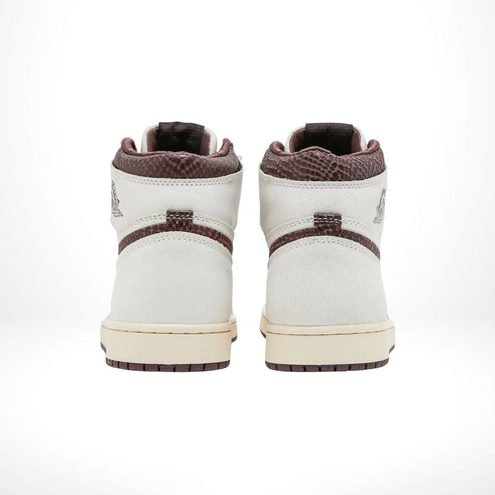 A Ma Maniére x Air Jordan 1 High OG Airness Sail Burgundy Red — product image