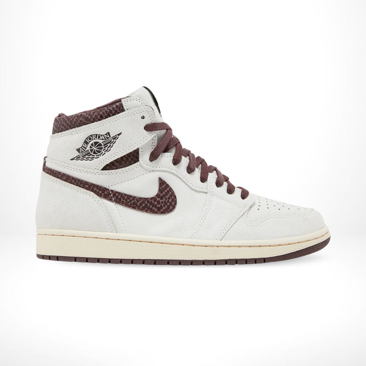 A Ma Maniére x Air Jordan 1 High OG Airness Sail Burgundy Red — product image
