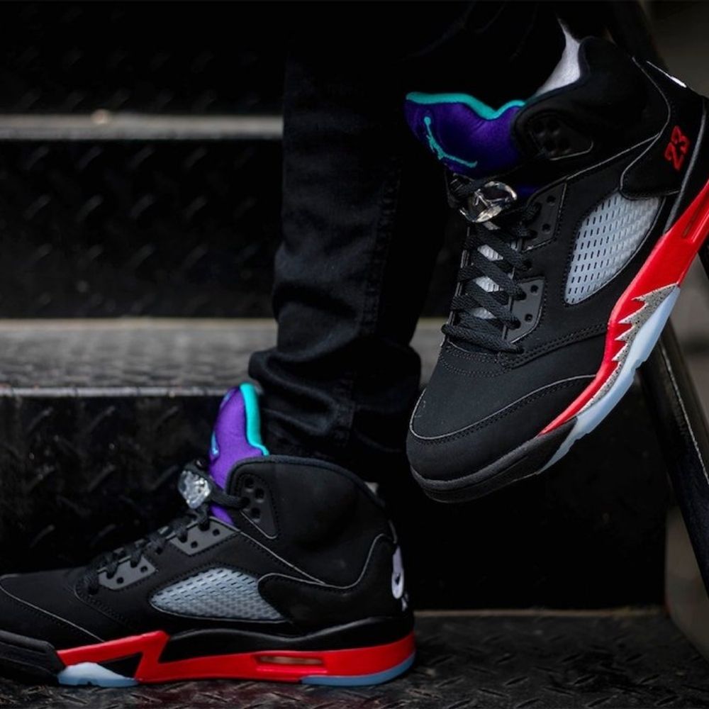Top 3 Black Red — Air Jordan 5 Retro — product image