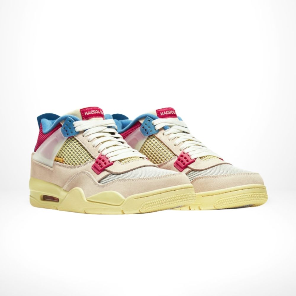 Air Jordan 4 Retro with Nike Air Union LA Guava Ice Pink — product image