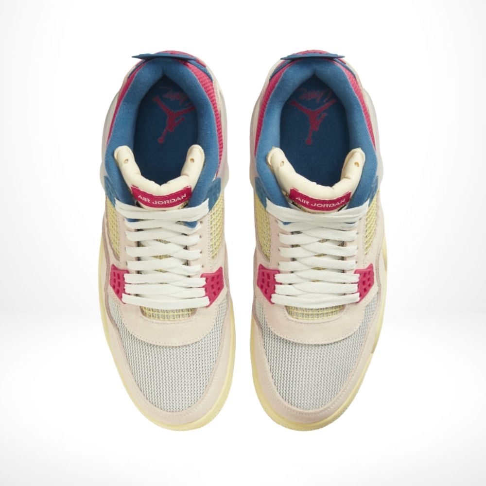 Air Jordan 4 Retro with Nike Air Union LA Guava Ice Pink — product image
