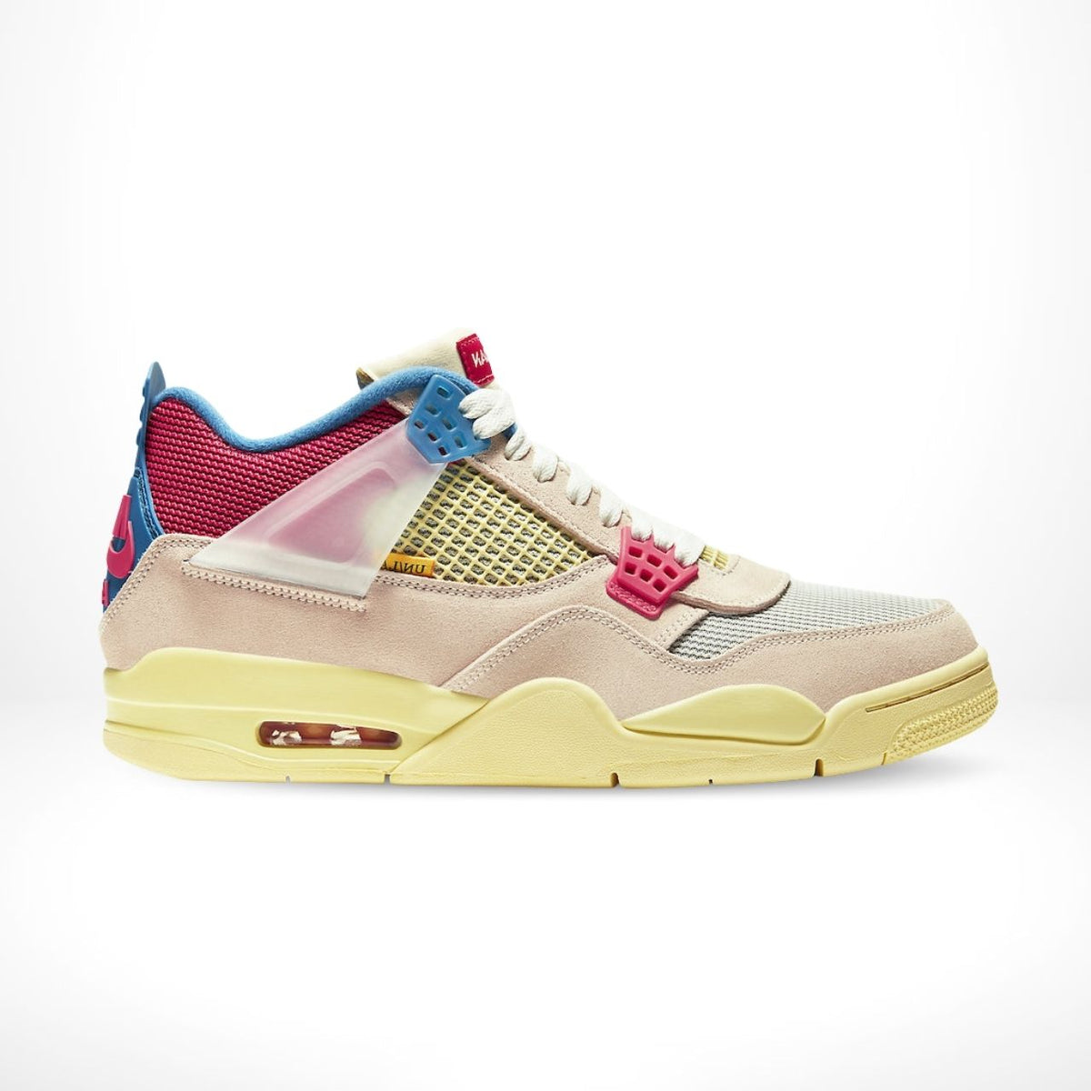 Air Jordan 4 Retro with Nike Air Union LA Guava Ice Pink — product image