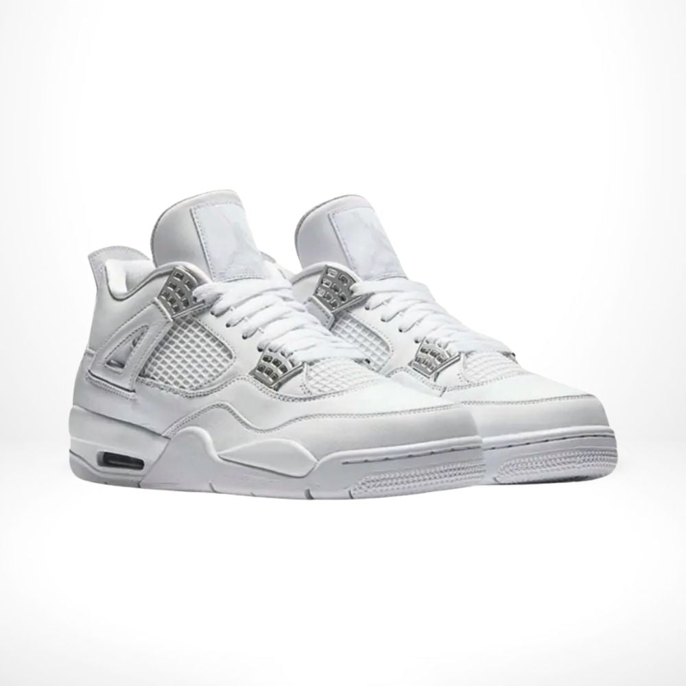 25th Silver Anniversary Metallic Silver — Air Jordan 4 Retro — product image