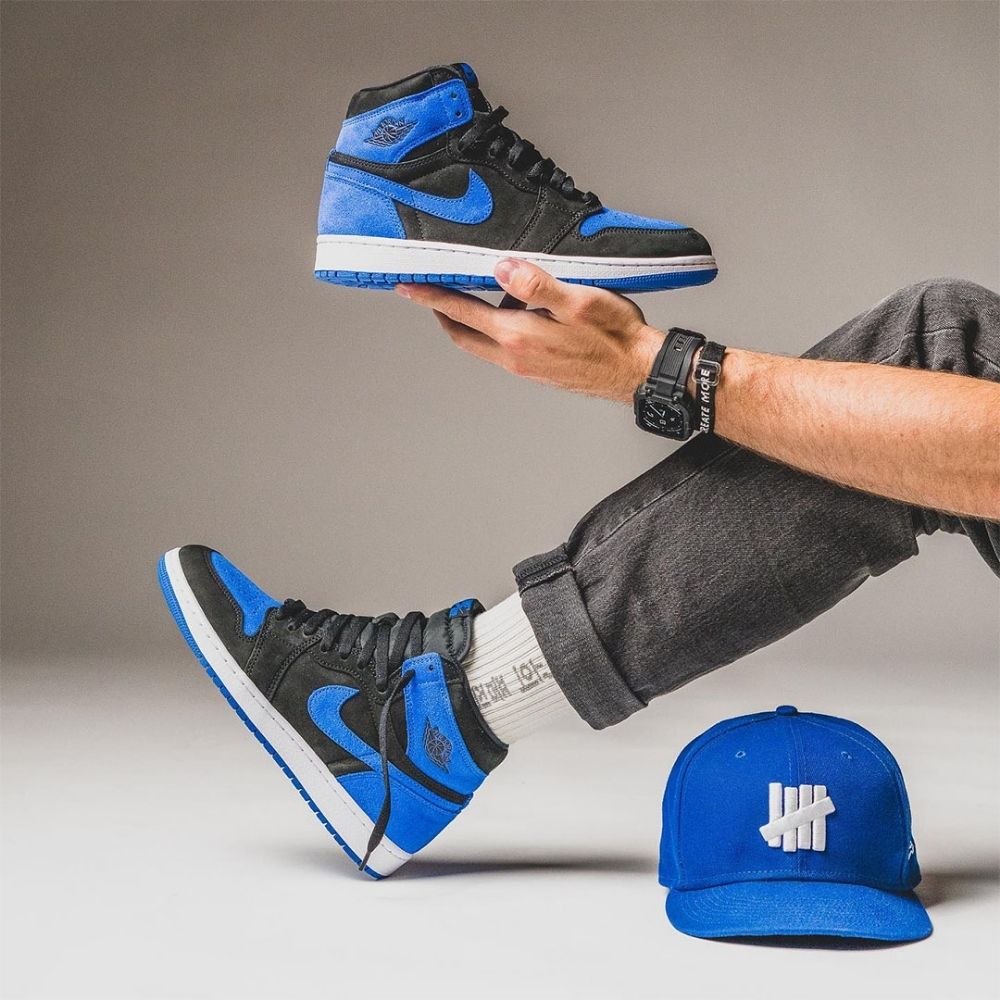 85 Royal Blue Black — Air Jordan 1 High — product image