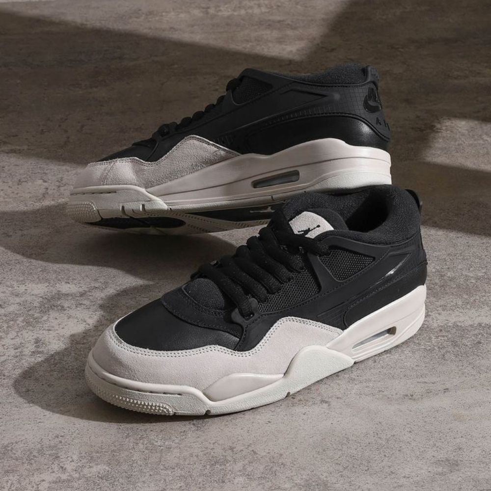 Nigel Sylvester x Air Jordan 4 RM Black Light Bone — product image