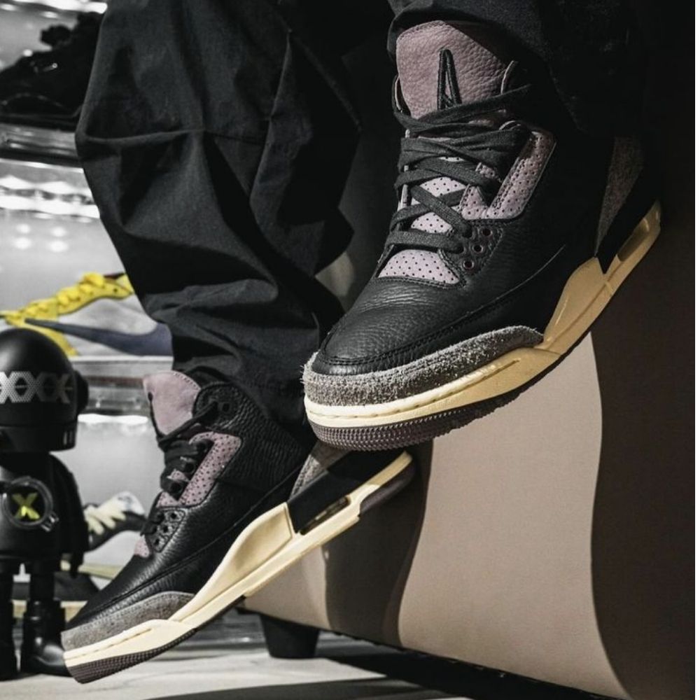 A Ma Maniere x Air Jordan 3 Retro OG SP Black Violet Ore — product image