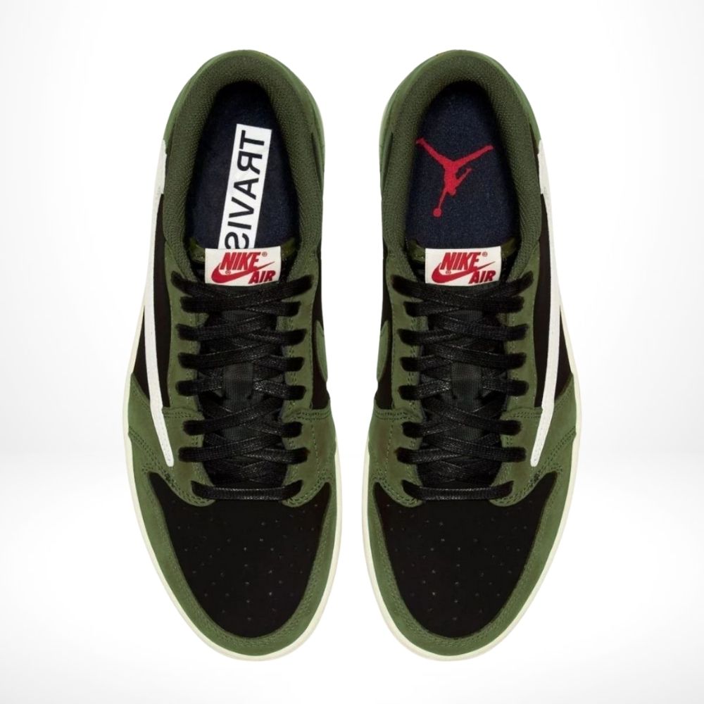 Travis Scott x Air Jordan 1 OG Low Black Olive — product image