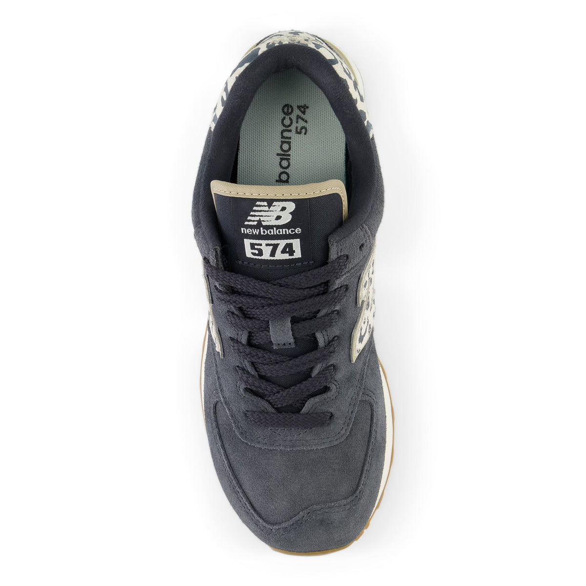 New Balance 574 WL574XE2 Black Leopard-Print Sneakers