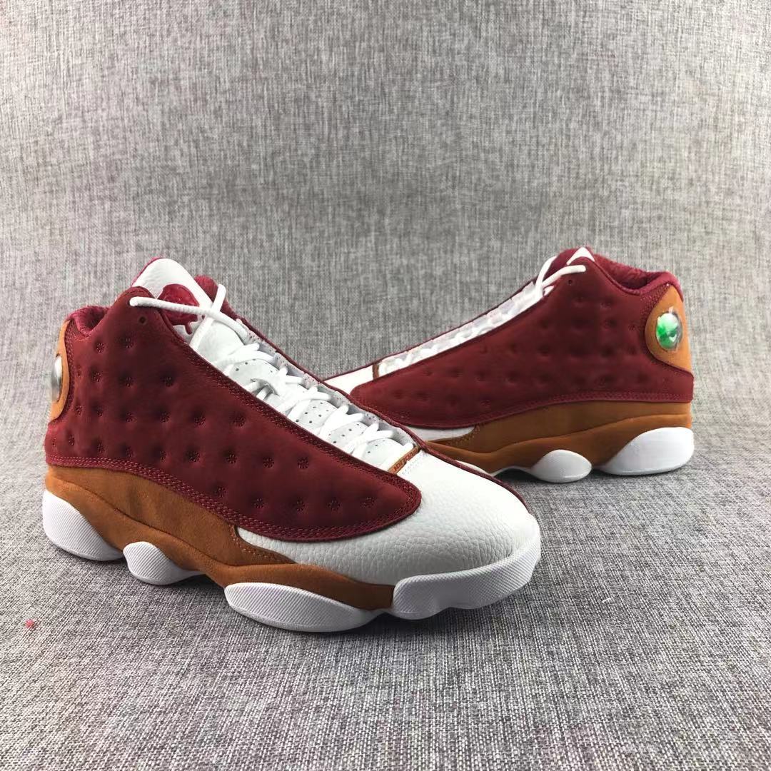 Air Jordan 13 Bin 23 Sneakers Burgundy Brown 417212-601 - product image from the listing.