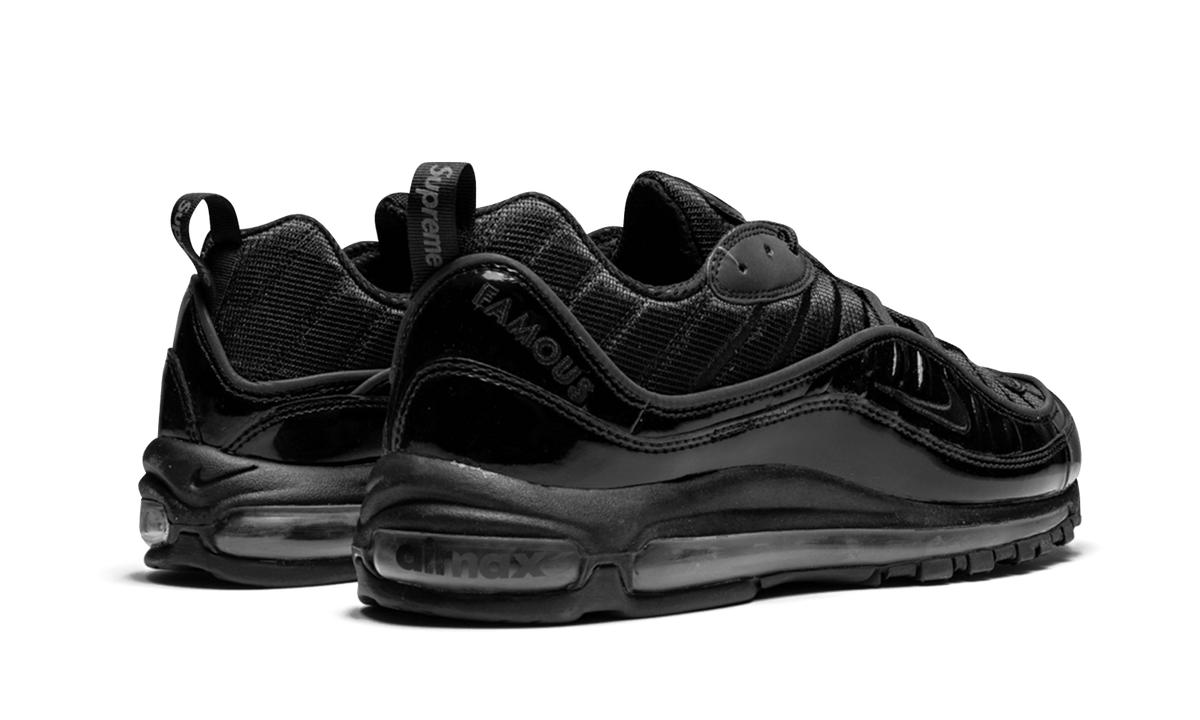 "Supreme - Black" Air Max 98 844694 001 - product image from the listing.