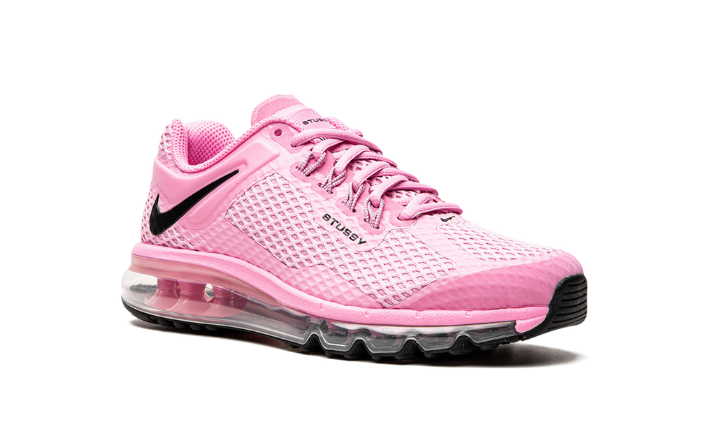 "Stussy - Pink" Air Max 2013 DR2601 600 - product image from the listing.