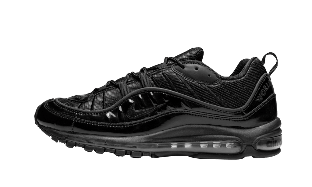 "Supreme - Black" Air Max 98 844694 001 - product image from the listing.