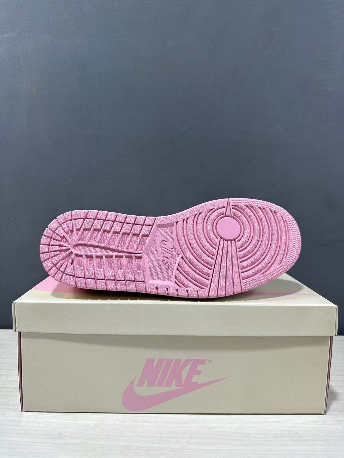 Jordan Travis Scott Air Jordan 1 Low OG Shy Sneakers in Pink - product image from the listing.
