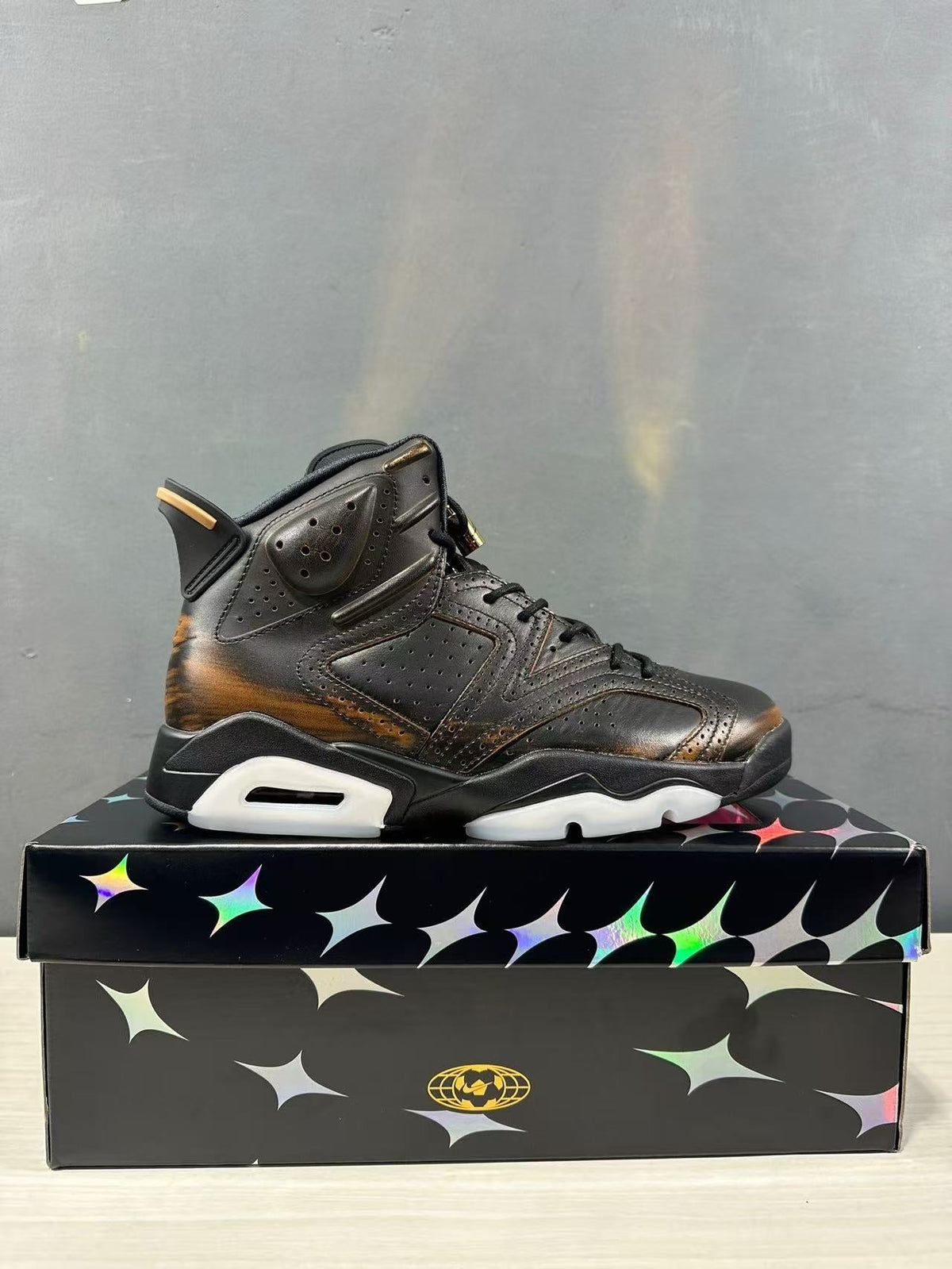 Air Jordan 6 Xuan Wu Black Basketball Sneakers IR7572-220 - product image from the listing.