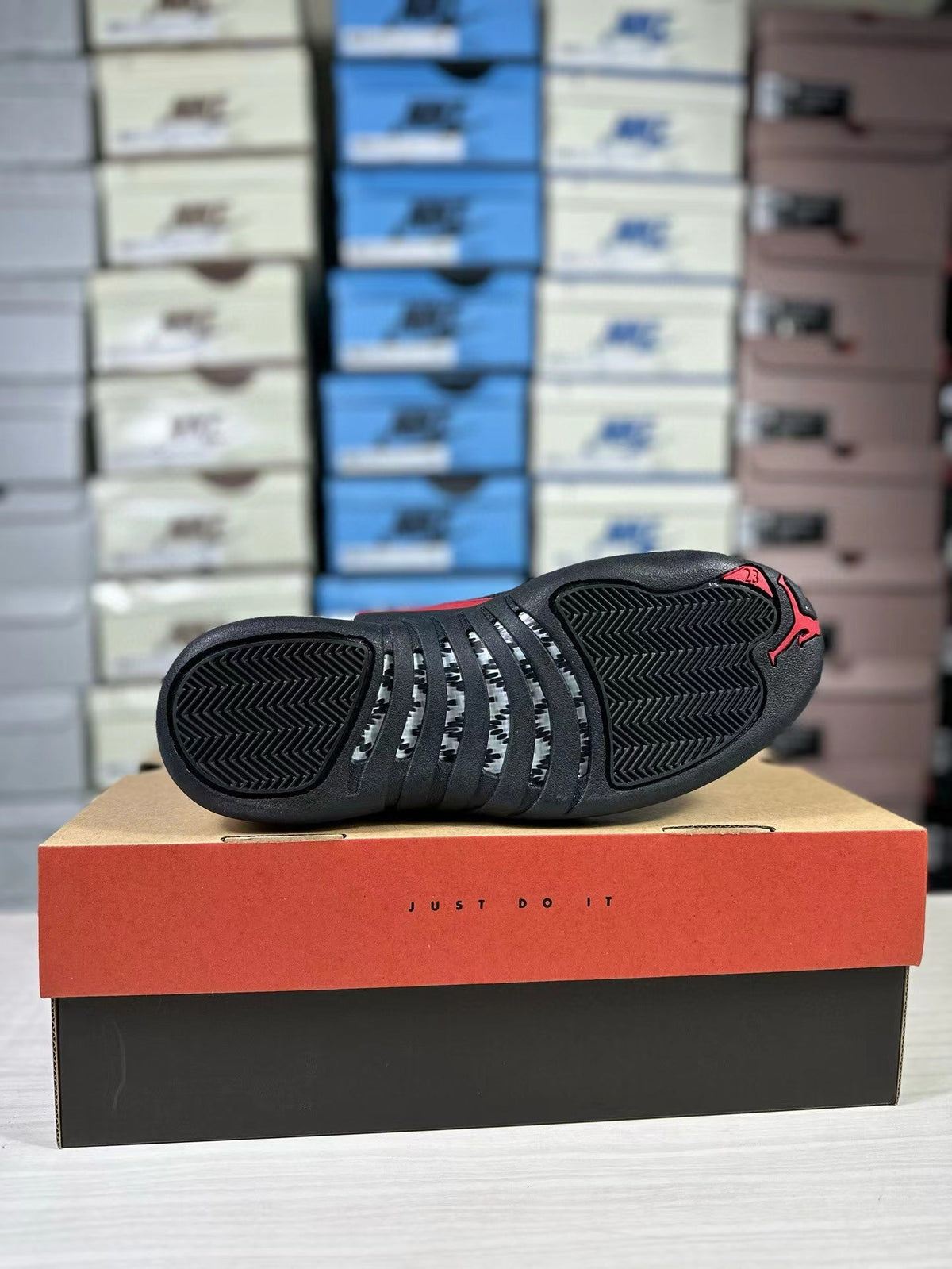 Air Jordan 12 Retro White Black Red CT8013-162 - product image from the listing.