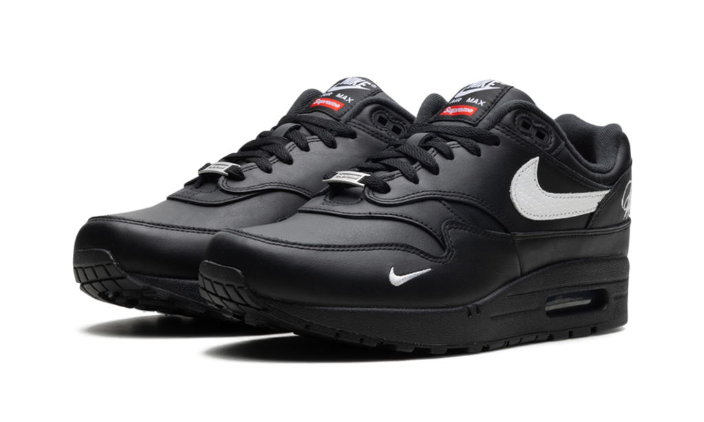 "Supreme Black White" Air Max 1 '87 SP HF8813 001 - product image from the listing.