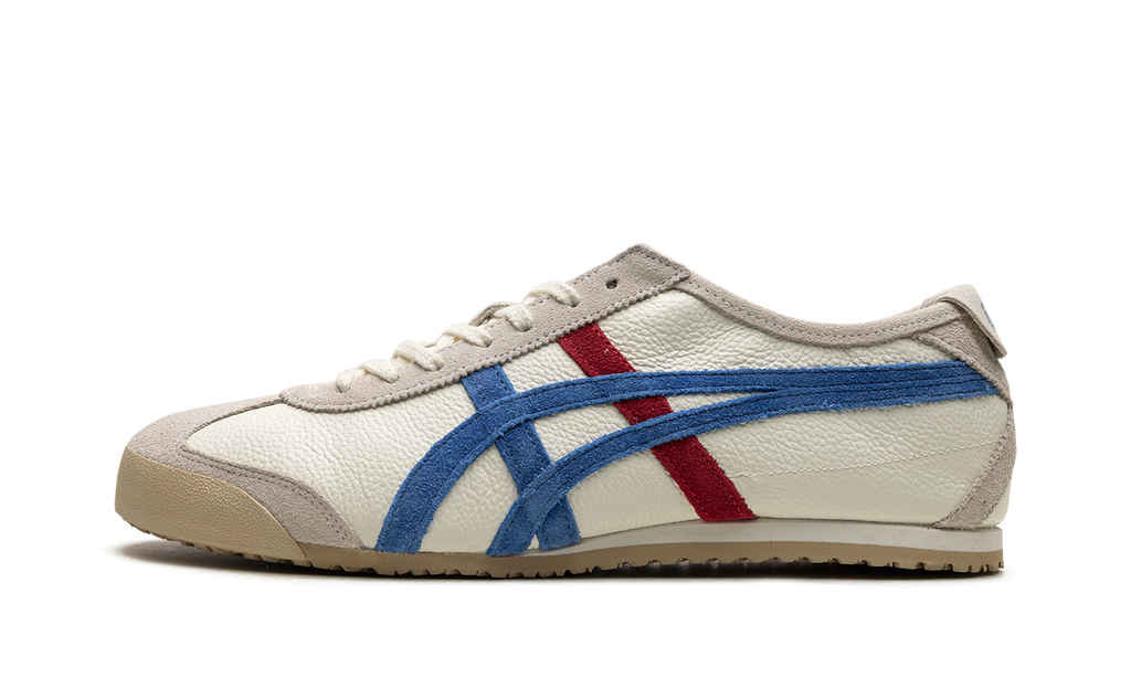 Onitsuka Tiger Mexico 66 Vintage in White Directoire Blue 121313 - product image from the listing.