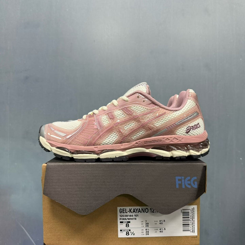Nike Gel-Kayano 14 Sneakers in Pink White 1203B144-101 - product image from the listing.