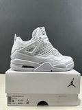 Air Jordan 4 Net White Sneakers FN7251-107 - product image from the listing.