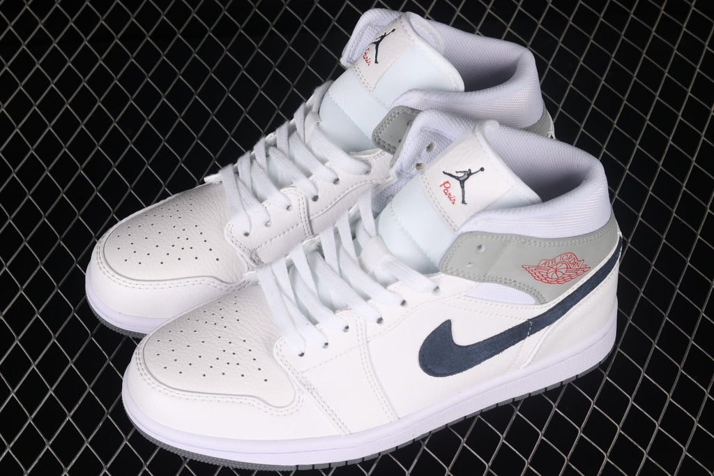 Paris White — Jordan 1 Mid