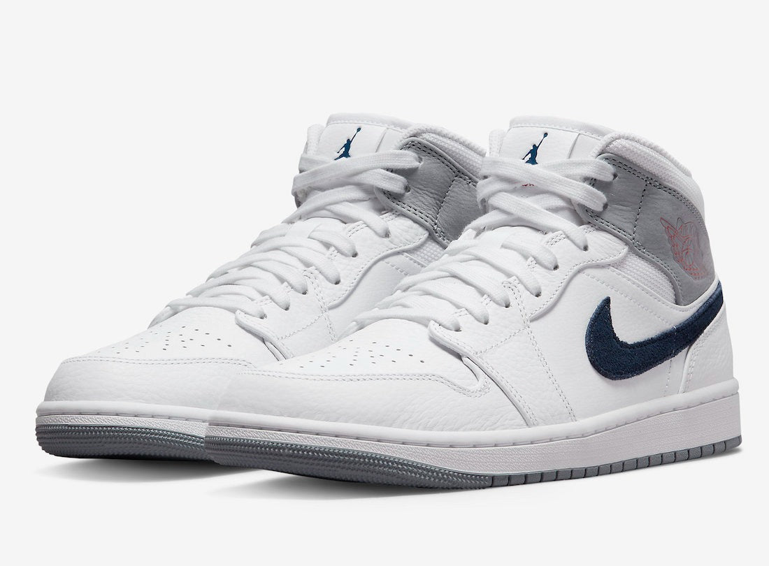 Paris White — Jordan 1 Mid