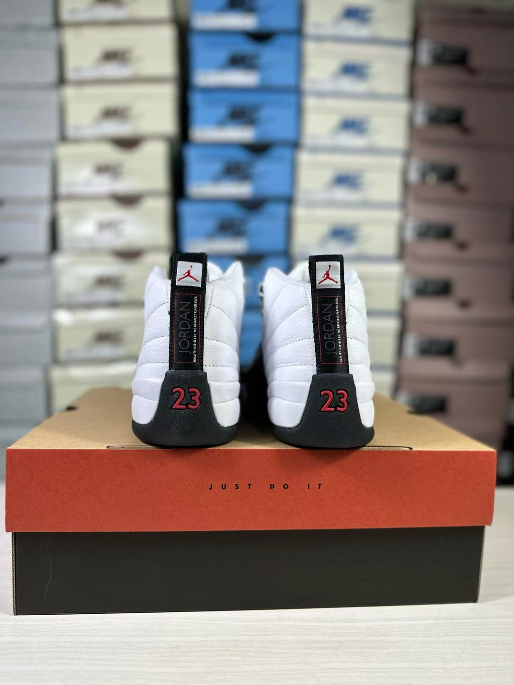 Air Jordan 12 Retro White Black Red CT8013-162 - product image from the listing.