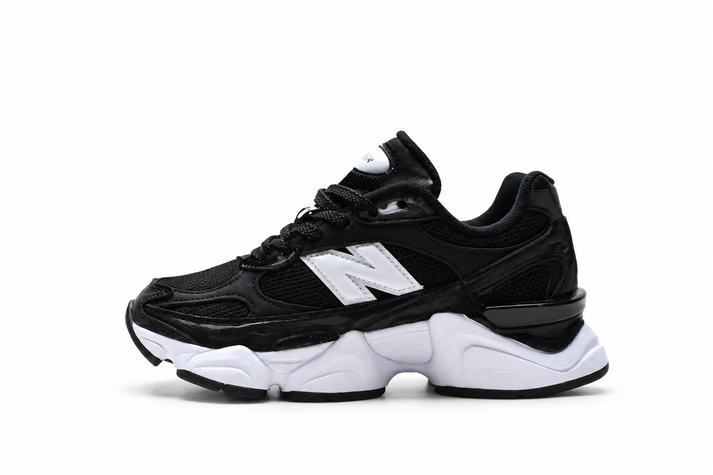 New Balance 9060 Black / White Chunky Sneakers