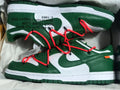 Nike Dunk Low White Pine Sneakers in Green CT0856-100 - product image from the listing.