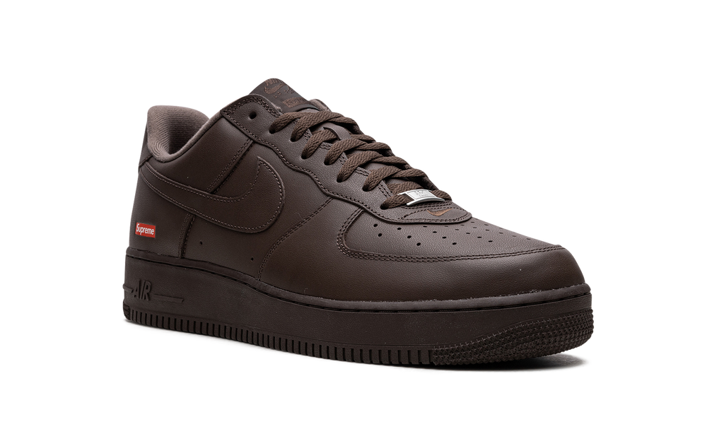 "Supreme - Mini Box Logo Brown" Air Force 1 CU9225 200 - product image from the listing.