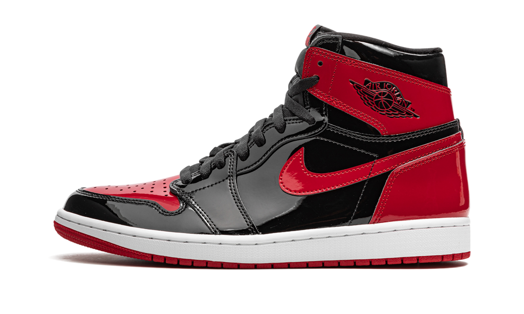 "Patent Bred" Air Jordan 1 Retro High OG 555088 063 - product image from the listing.