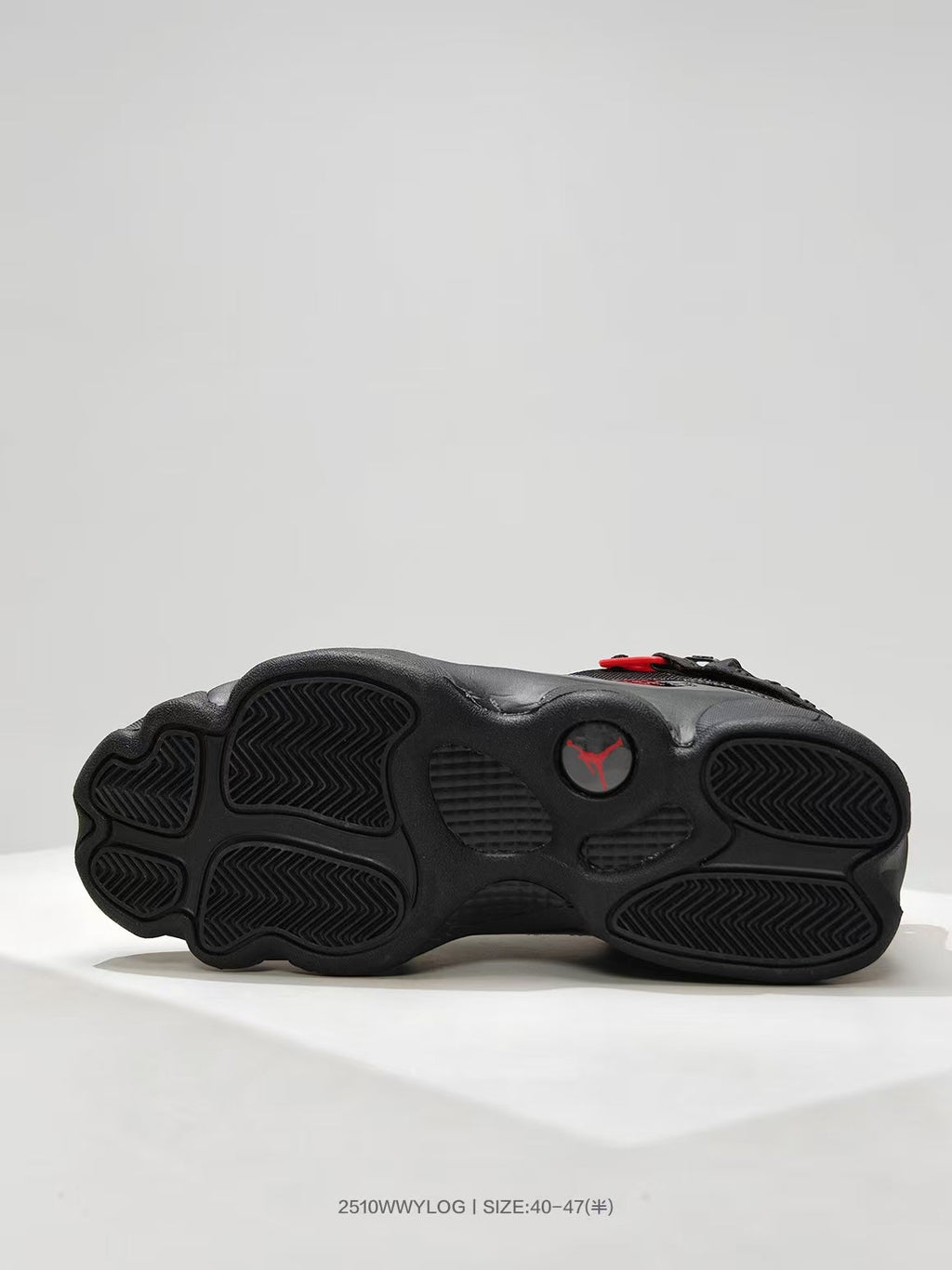 Jordan Six Rings Sneakers in Black Navy Red - product image from the listing.