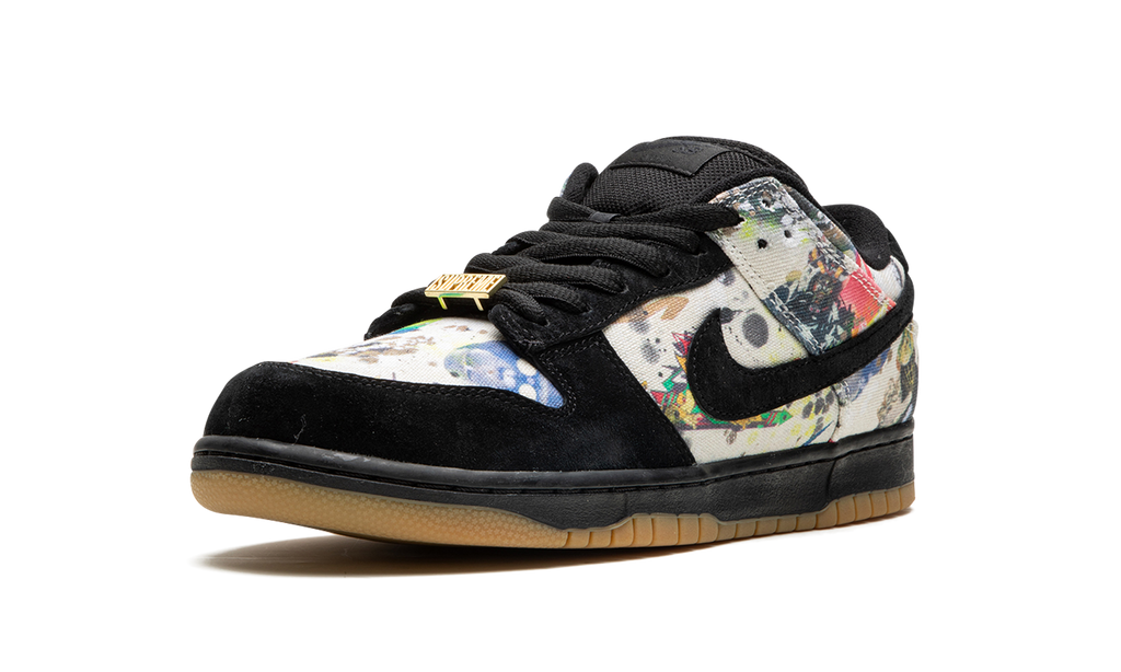 "Supreme - Rammellzee" SB Dunk Low FD8778 001 - product image from the listing.